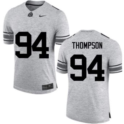 NCAA Ohio State Buckeyes Men's #94 Dylan Thompson Gray Nike Football College Jersey BZG6845AI